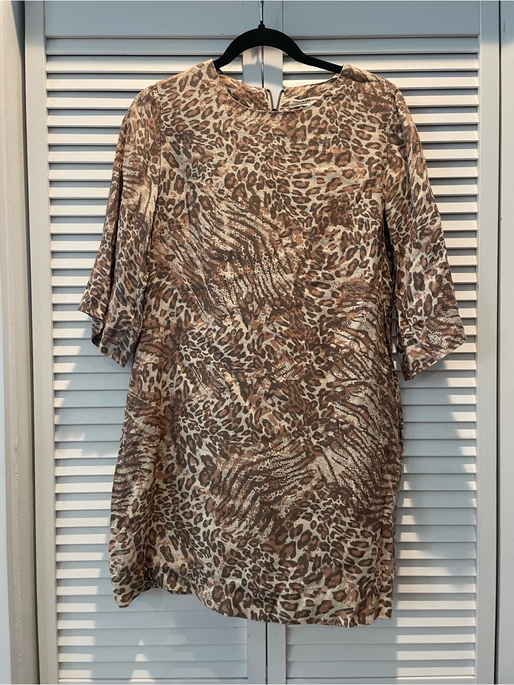 Spell Brown Leopard Print Mini Dress